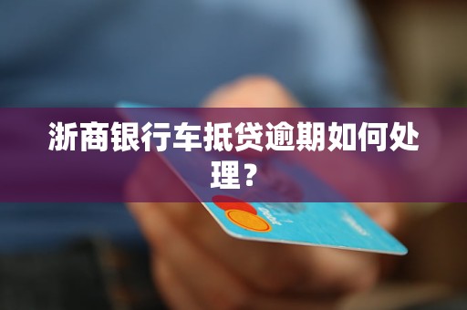 浙商车抵贷(浙商抵押)？ (https://www.tyhrongzi.com/) 知识问答 第1张