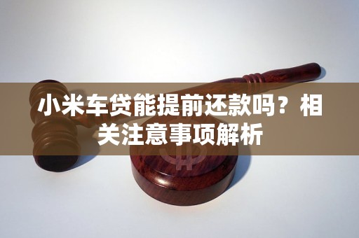 小米贷款车抵贷(小米贷款影响买车么)？ (https://www.tyhrongzi.com/) 知识问答 第1张